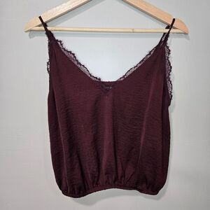 Express Lace Trim Cami Top